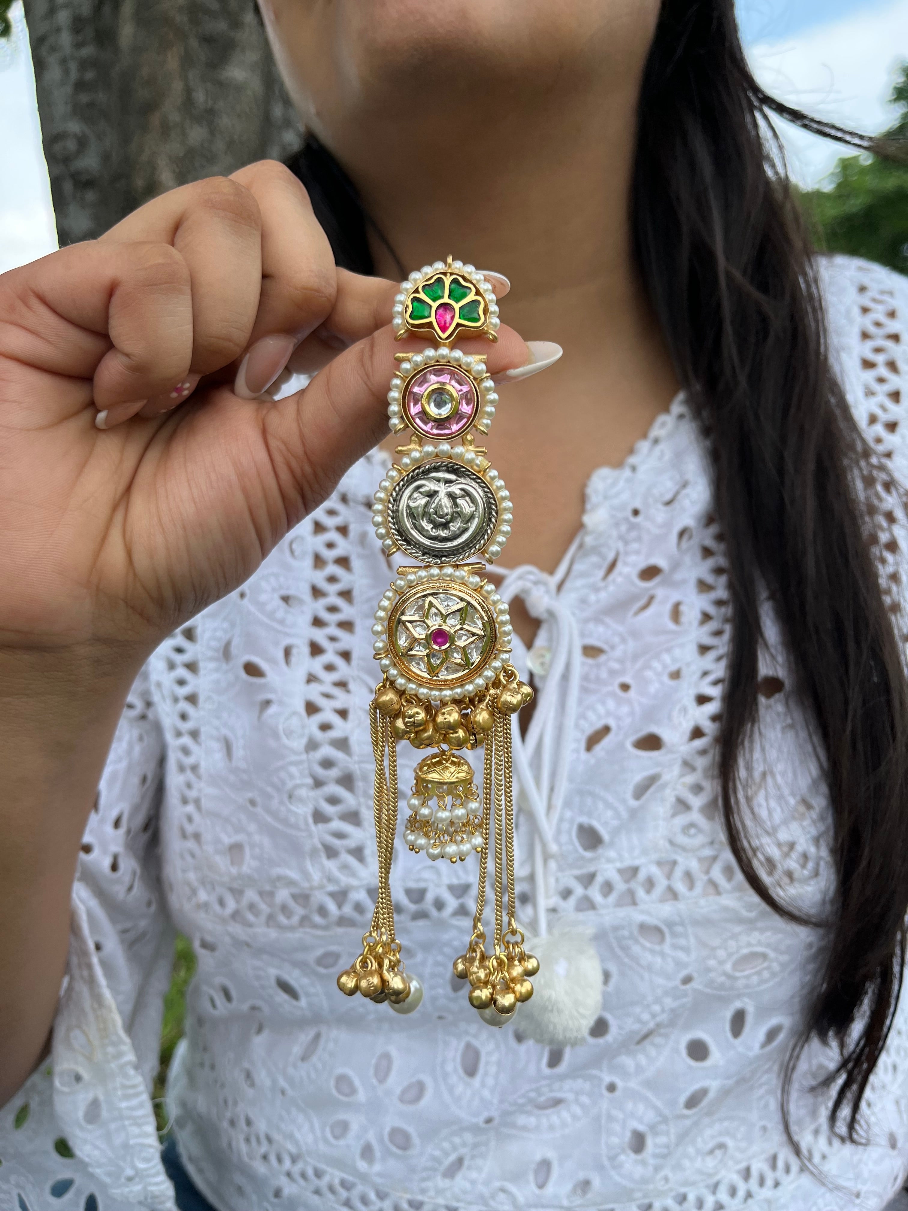 ANUBHA dual tone earrings