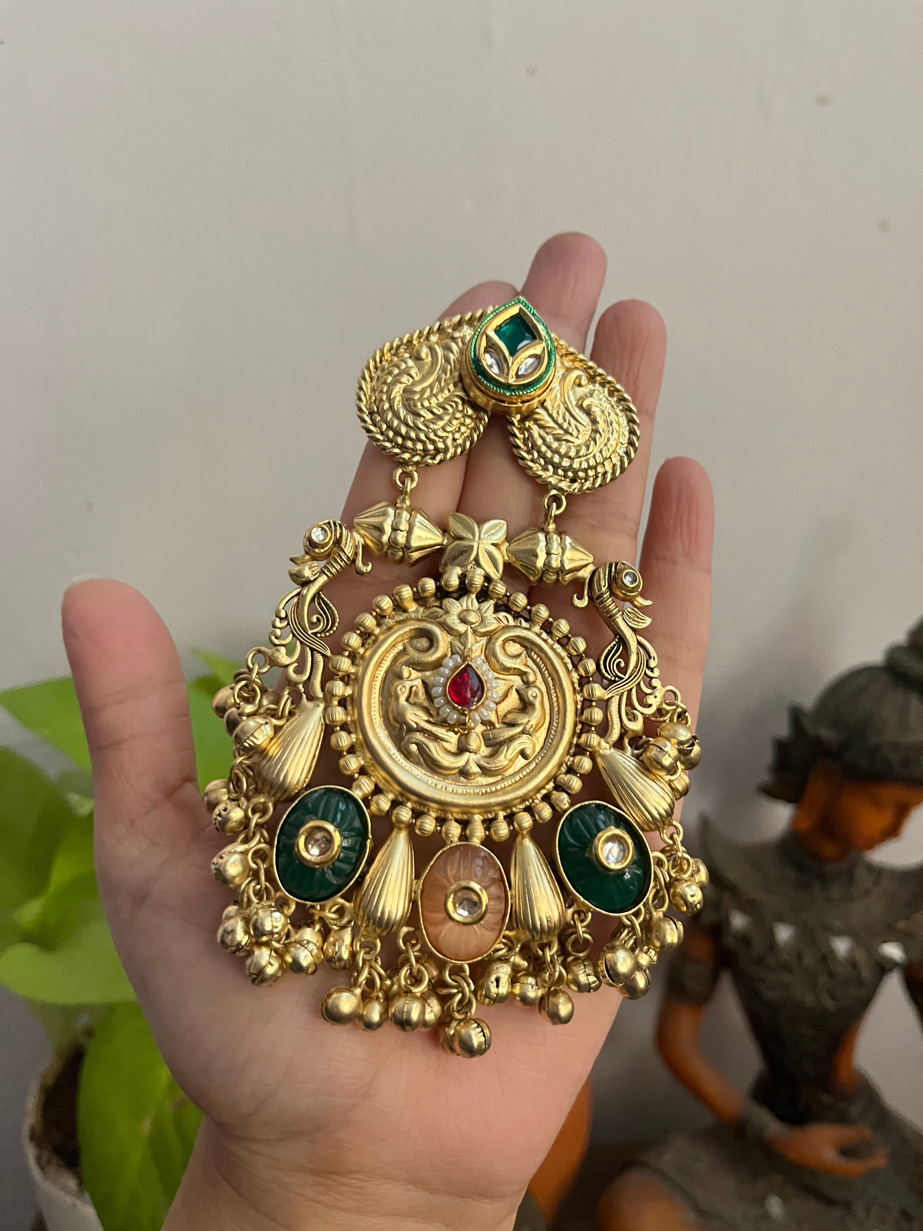 DIVYA Brass Chaandbalis