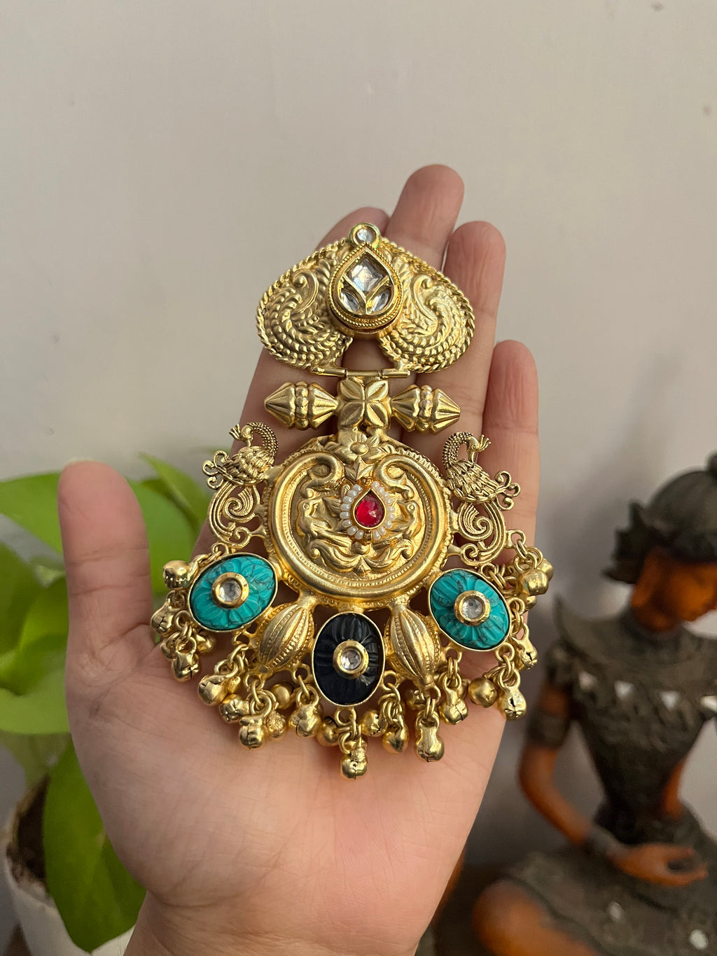 DIVYA Brass Chaandbalis