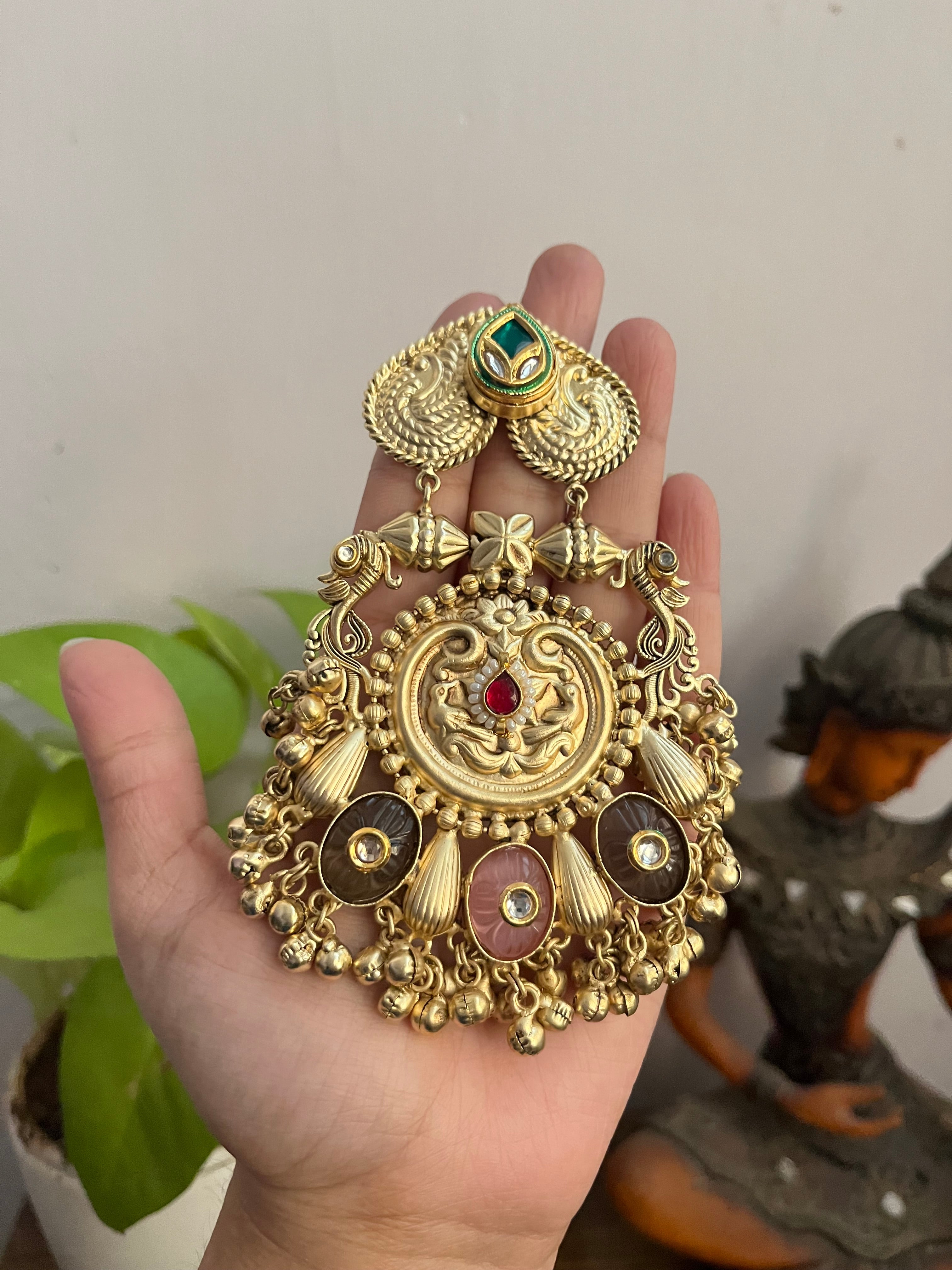 DIVYA Brass Chaandbalis