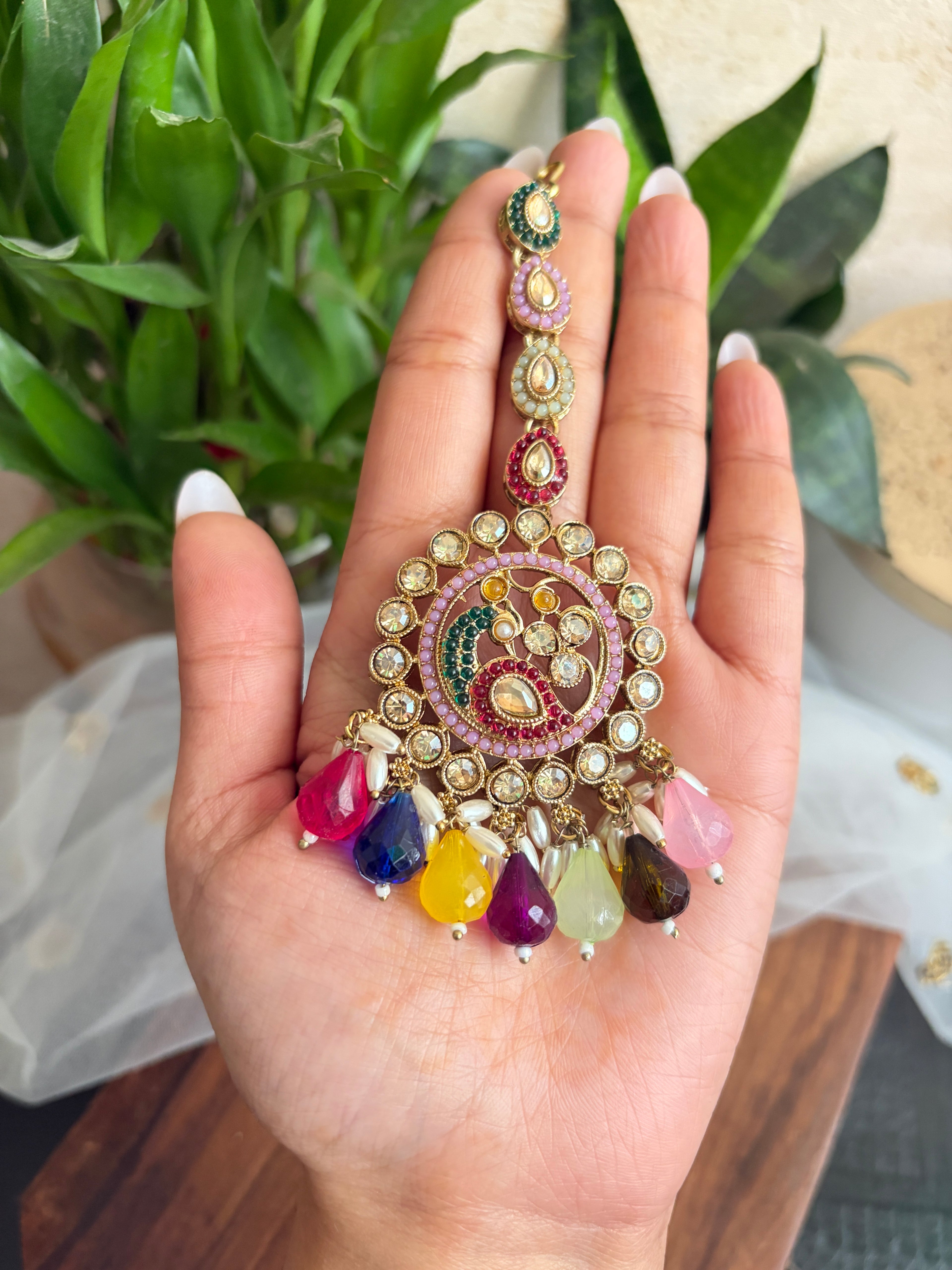 UDITA Earrings with Mangtikka